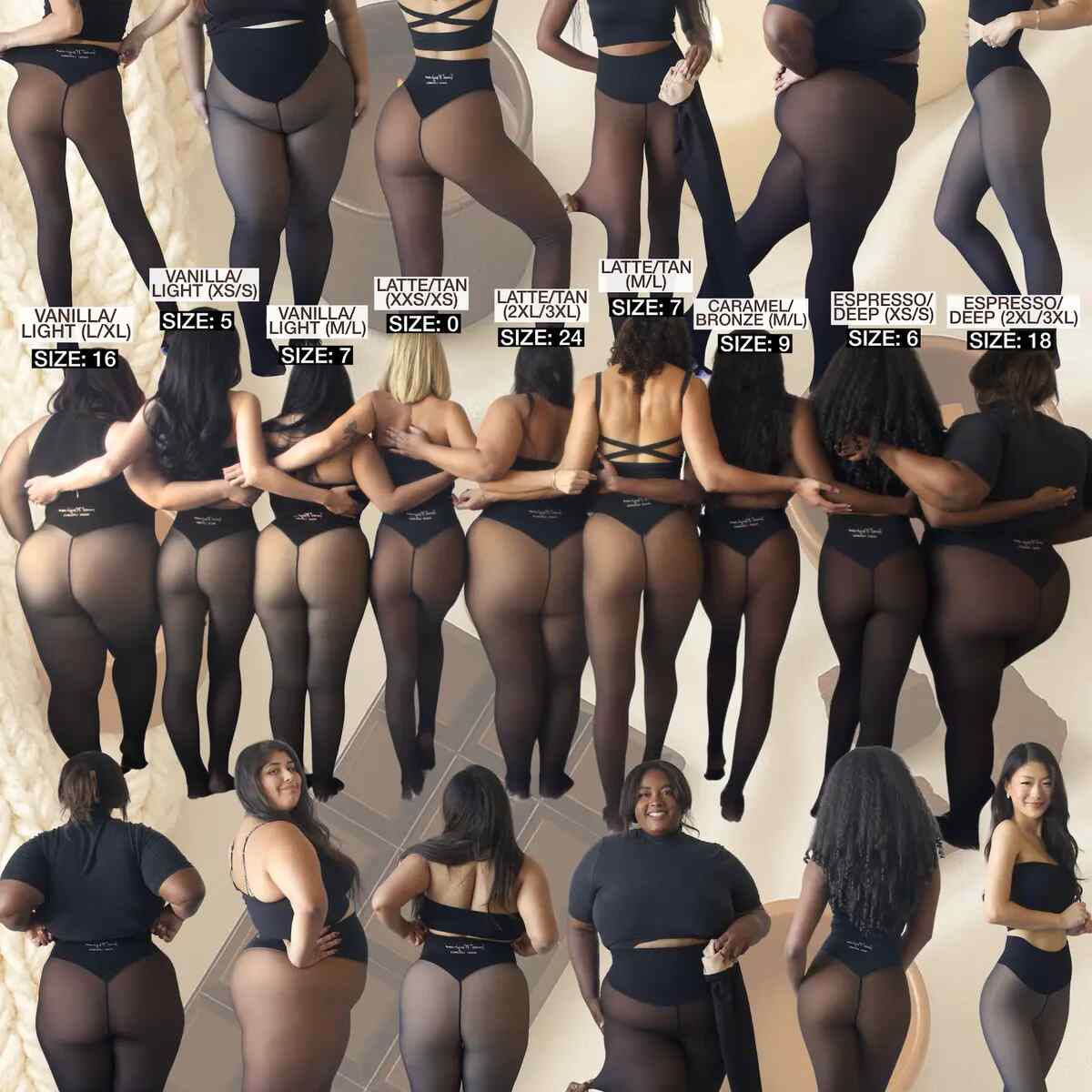 [BUY 1 GET 1 FREE] High-Waist Shaping Fleece Lined Tights