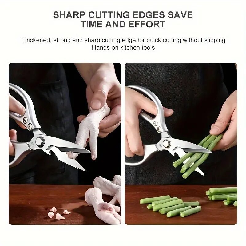 [BUY 1 GET 1 FREE] 304 Stainless Steel Heavy-Duty Kitchen Scissors