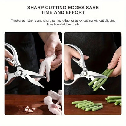 [BUY 1 GET 1 FREE] 304 Stainless Steel Heavy-Duty Kitchen Scissors