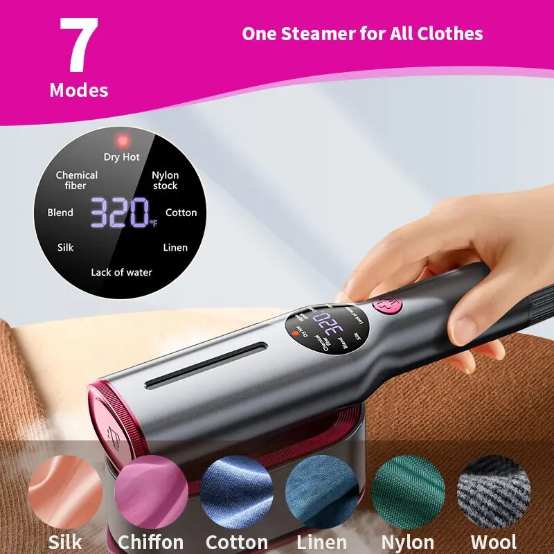 Fast-Heat 7-Mode Portable Garment Steamer