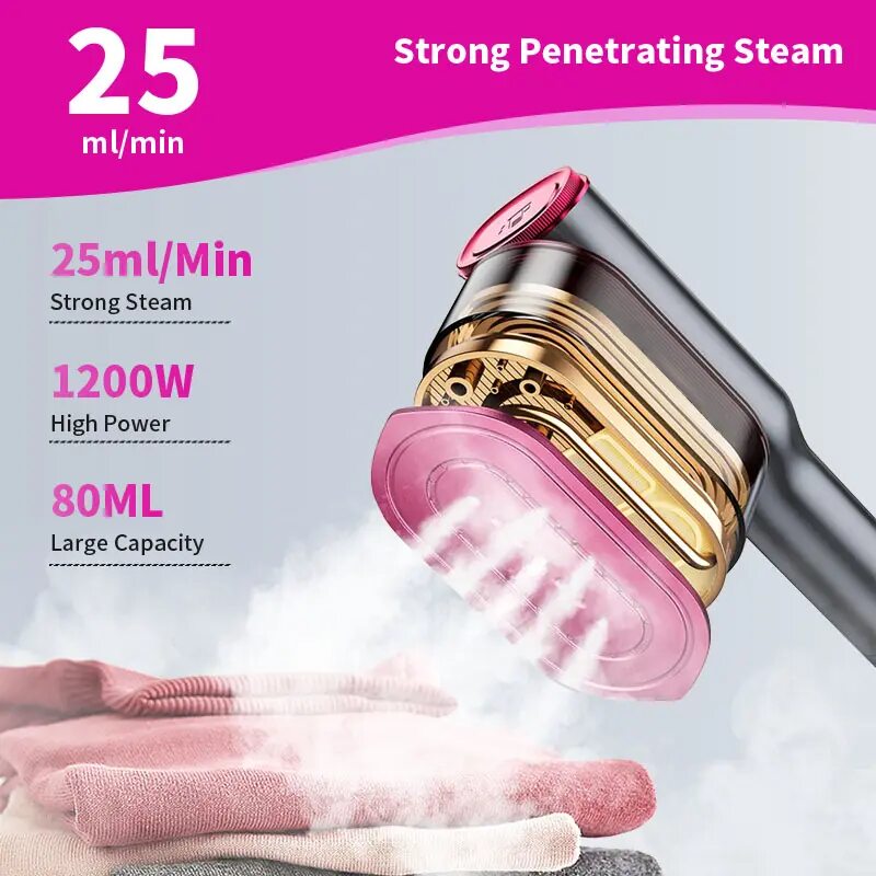 Fast-Heat 7-Mode Portable Garment Steamer