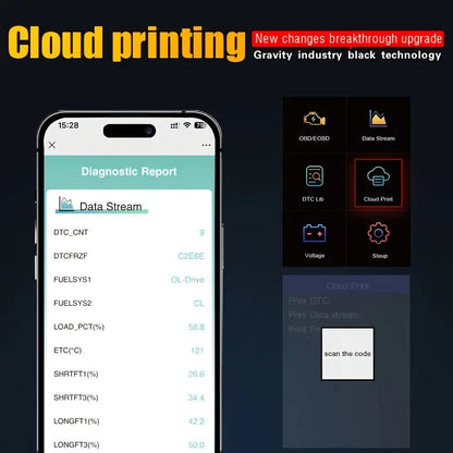 Live Data OBD2 Diagnostic Scanner