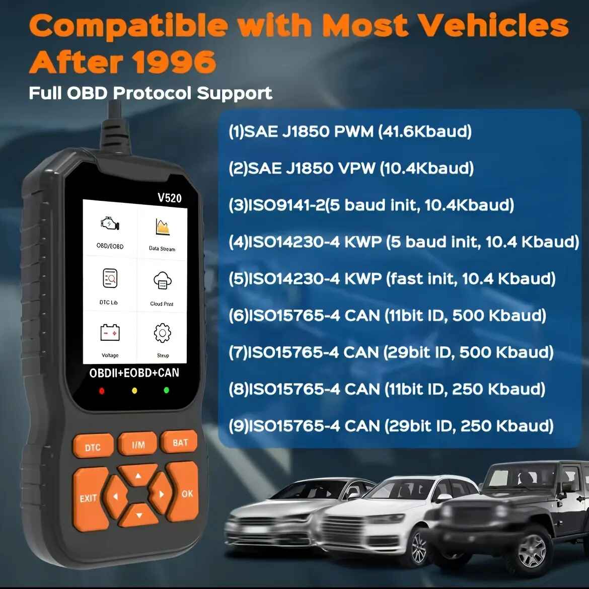 Live Data OBD2 Diagnostic Scanner