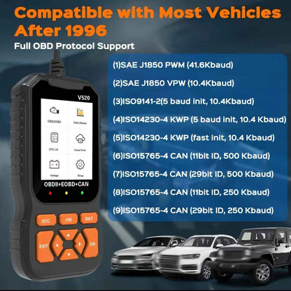 Live Data OBD2 Diagnostic Scanner