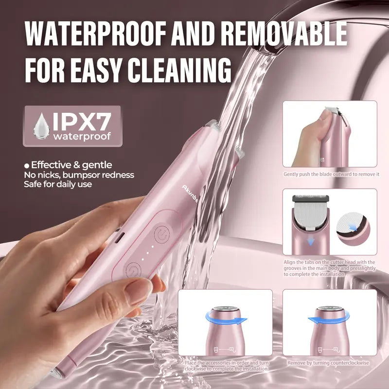 2-in-1 Flawless Shaver & Painless Bikini Trimmer