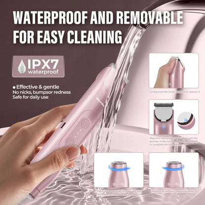 2-in-1 Flawless Shaver & Painless Bikini Trimmer