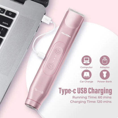 2-in-1 Flawless Shaver & Painless Bikini Trimmer