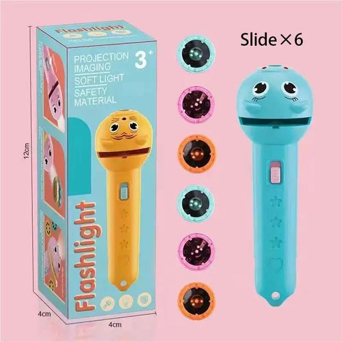 Ignite Their Imagination: Magical Kids Projection Flashlight Early Learning Toy