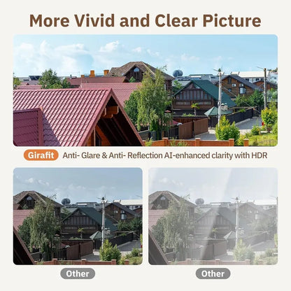 3MP 2K Window Camera,2.4GHz & 5GHz WiFi Indoor Cameras for Home Security with ChromaMax Al Color Night Vision