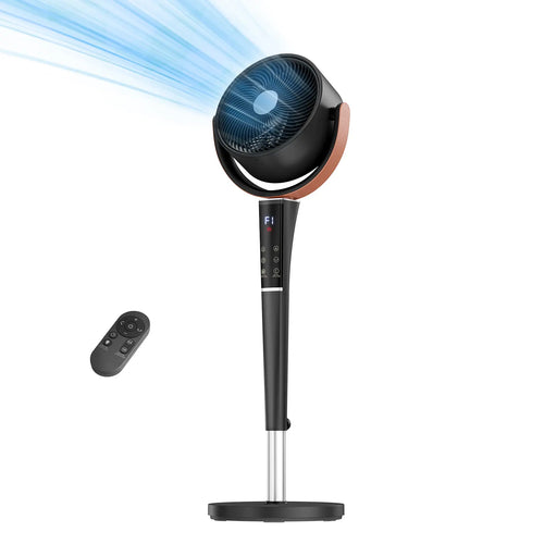 1050CFM High-Airflow Smart DC Pedestal Fan & Air Circulator
