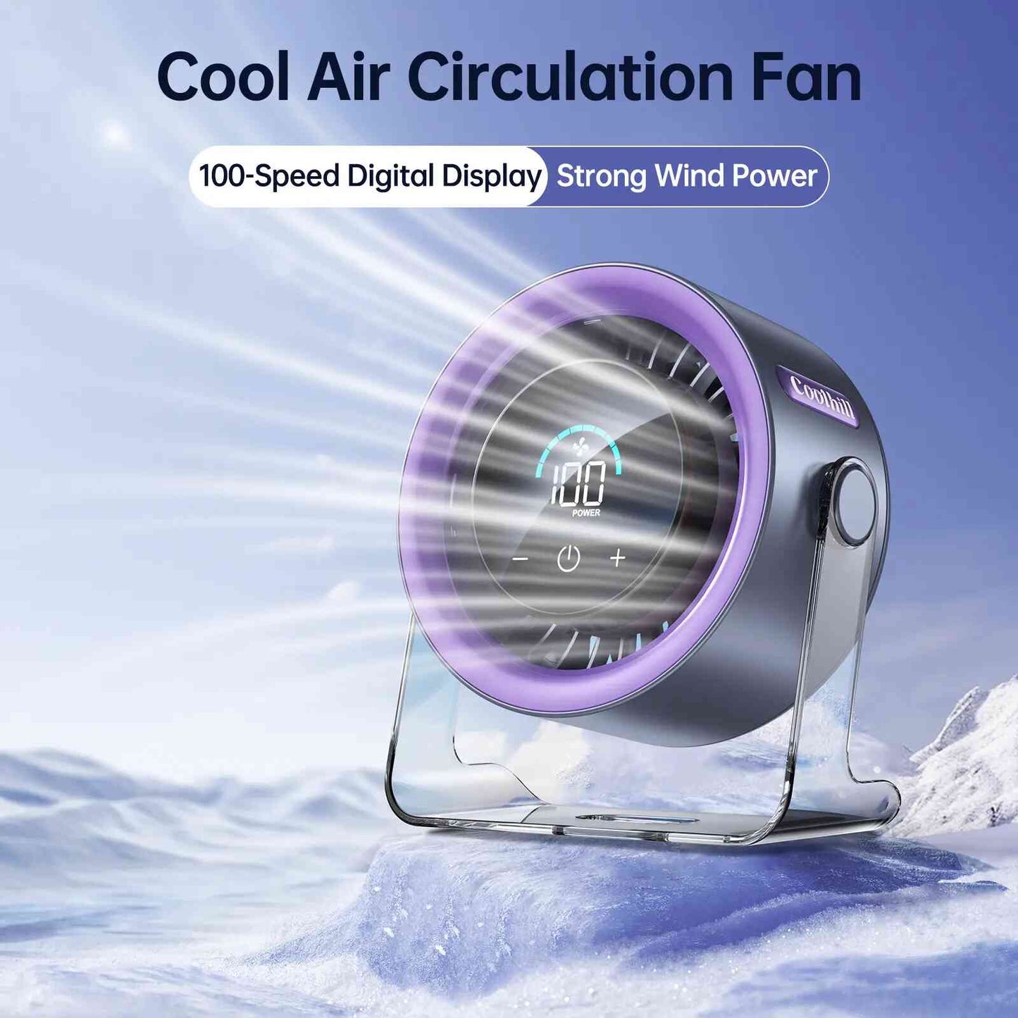 Ultra-Quiet USB Desk Fan – Instant Personal Cooling Anywhere
