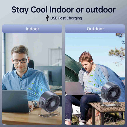 Ultra-Quiet USB Desk Fan – Instant Personal Cooling Anywhere
