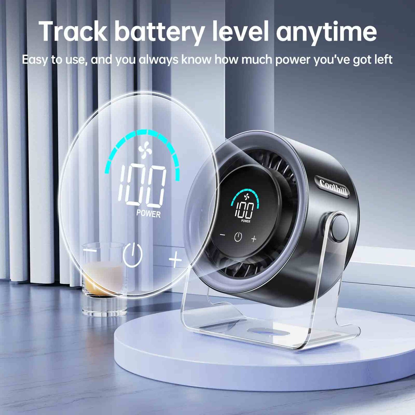 Ultra-Quiet USB Desk Fan – Instant Personal Cooling Anywhere