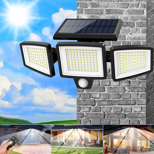 Super Bright Solar Motion Sensor Outdoor Light