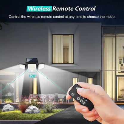 Super Bright Solar Motion Sensor Outdoor Light