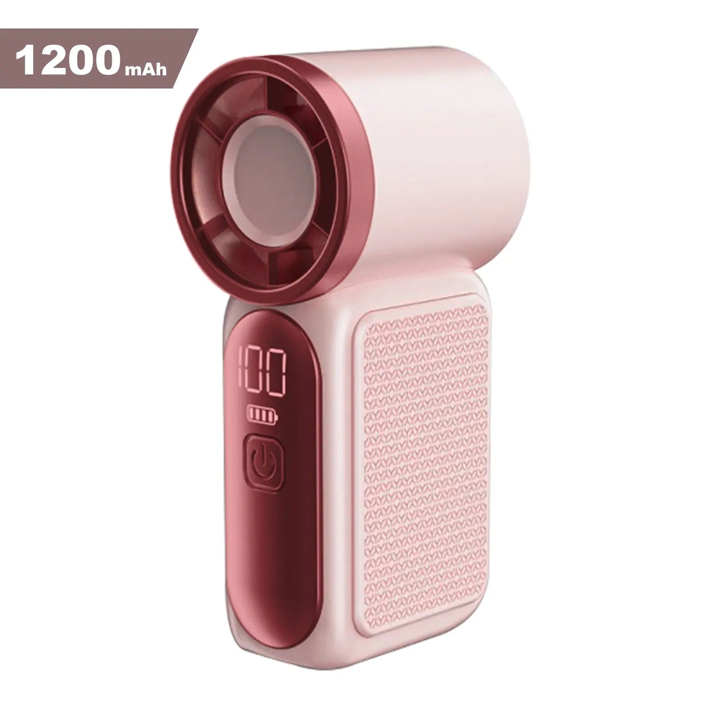 Mini Handheld Fan with LED Display – 6-Speed Turbo Pocket size Fan for Women