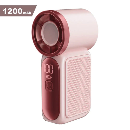 Mini Handheld Fan with LED Display – 6-Speed Turbo Pocket size Fan for Women