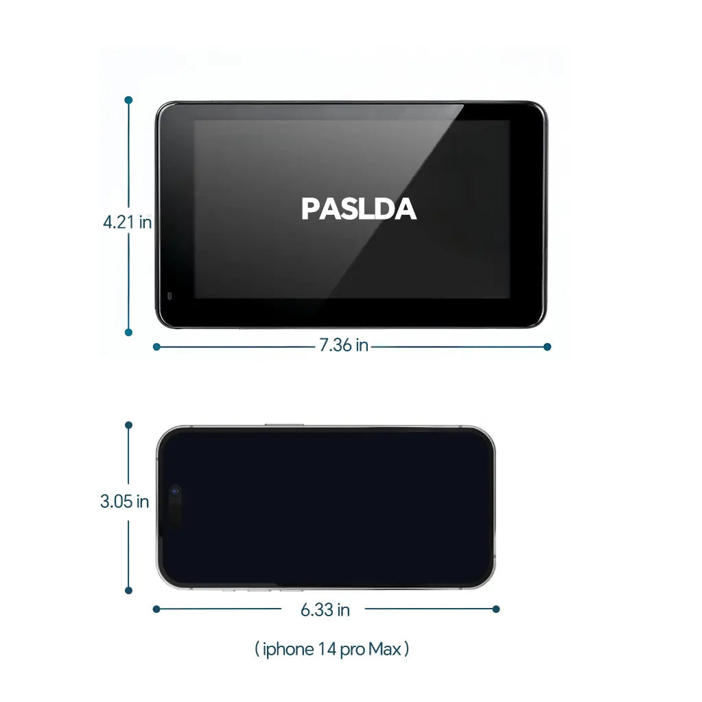 2026 Upgraded Wireless CarPlay & Android Auto Portable Screen