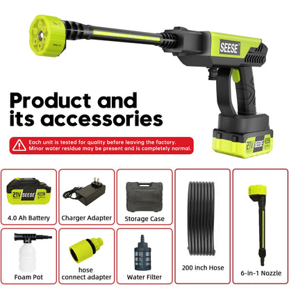 Go Anywhere, Clean Anything: Ultra-Powerful Cordless Pressure Washer