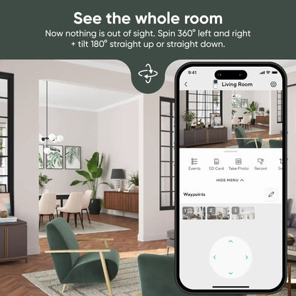 360° Smart Auto-Tracking Home Security Camera
