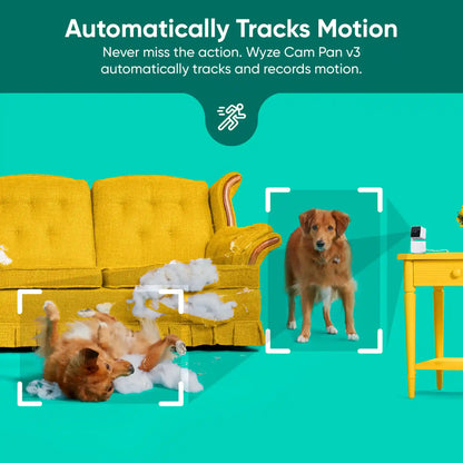 360° Smart Auto-Tracking Home Security Camera