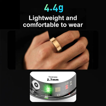 Premium Smart Ring: 24/7 Fitness & Health Tracker