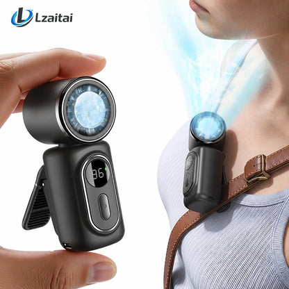 3-in-1 Hands-Free Portable Handheld Clip Fan