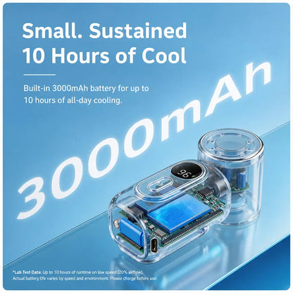 3-in-1 Hands-Free Portable Handheld Clip Fan