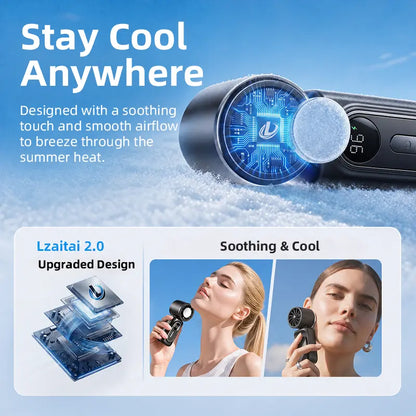 3-in-1 Hands-Free Portable Handheld Clip Fan