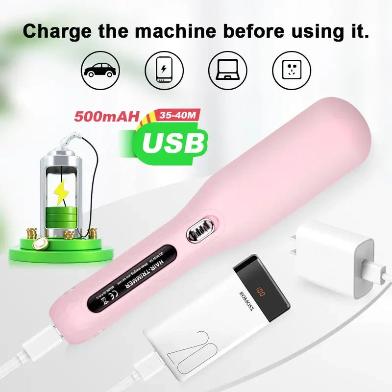 Cordless Split End Clipper – Portable Wireless Hair Care Trimmer