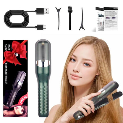 Cordless Split End Clipper – Portable Wireless Hair Care Trimmer