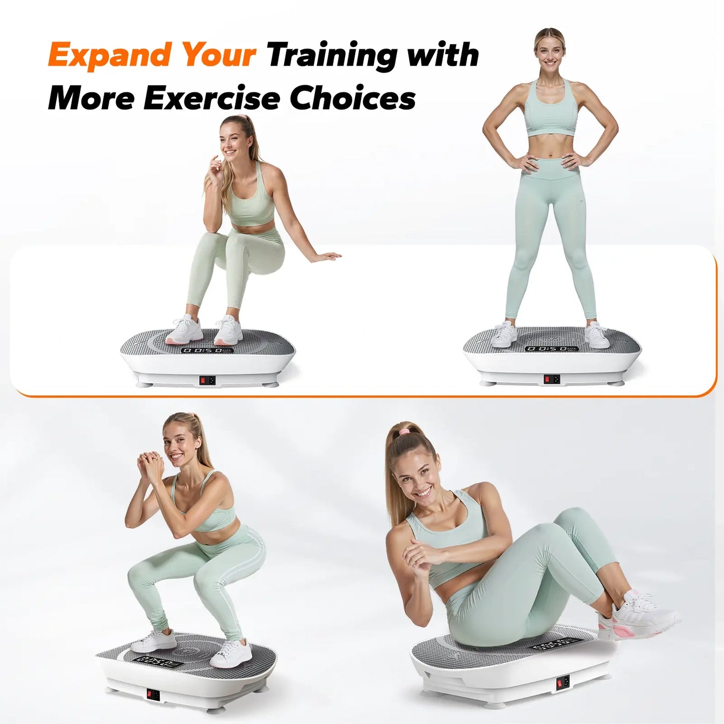 Slim Vibration Plate For Full-Body Home Workouts