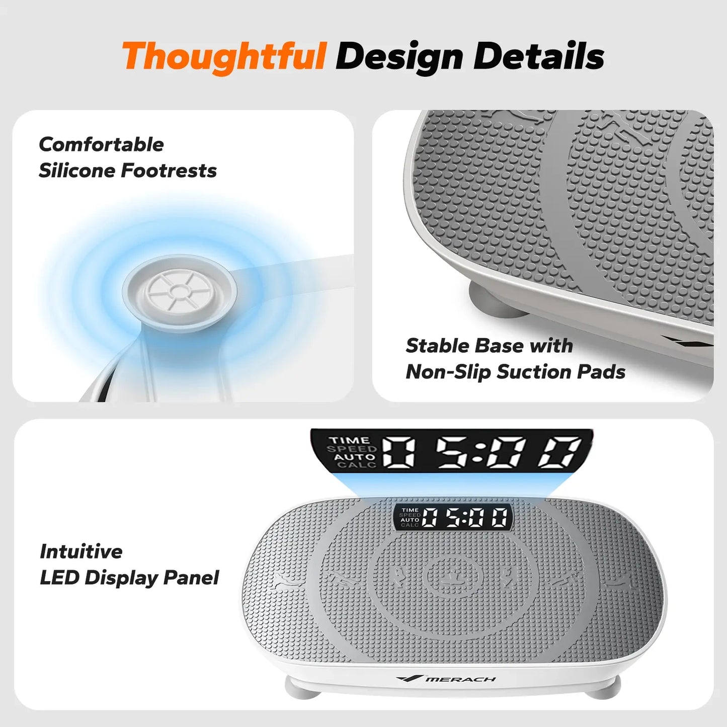 Slim Vibration Plate For Full-Body Home Workouts