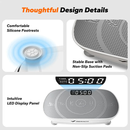 Slim Vibration Plate For Full-Body Home Workouts