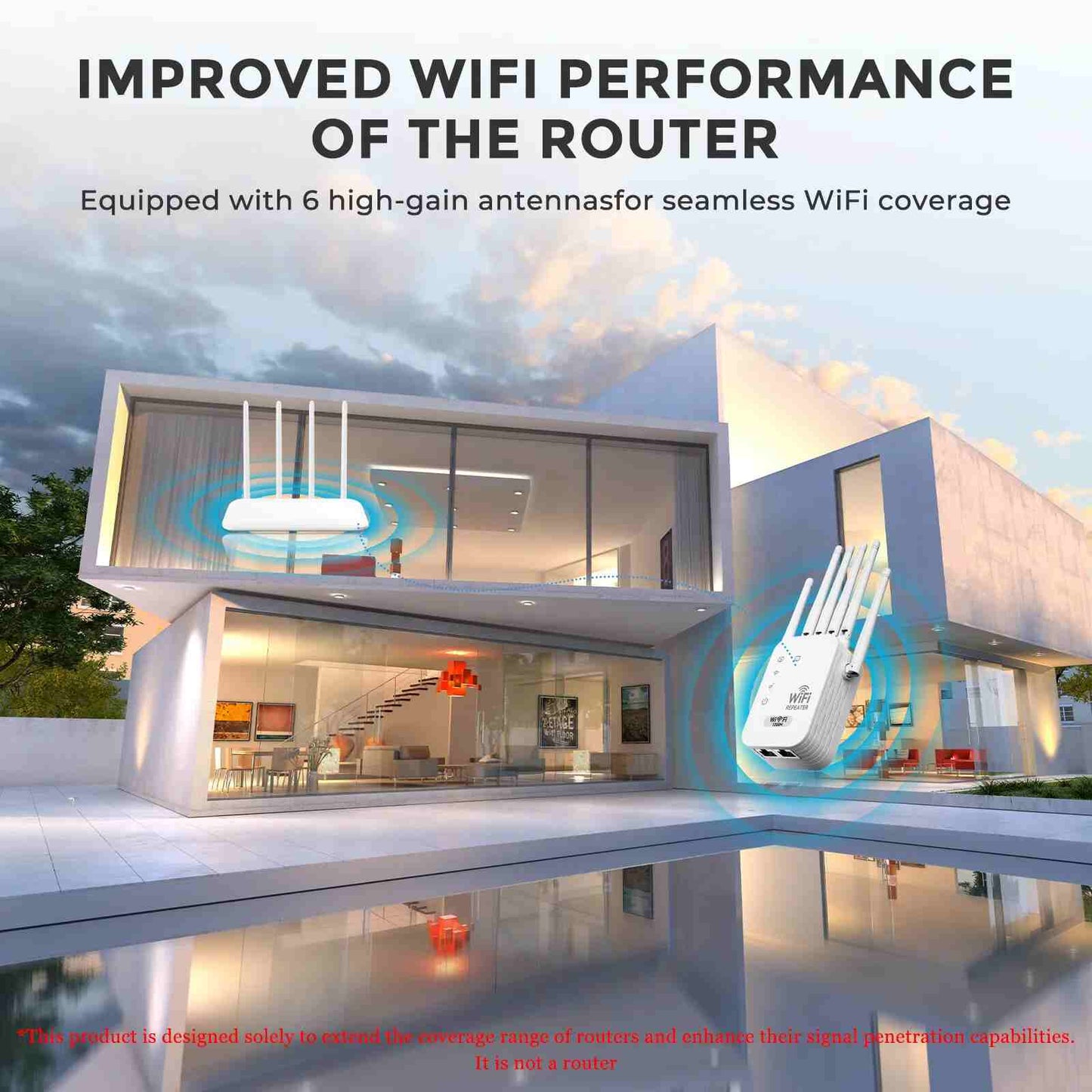 WiFi Extender: Eliminate Dead Zones Instantly