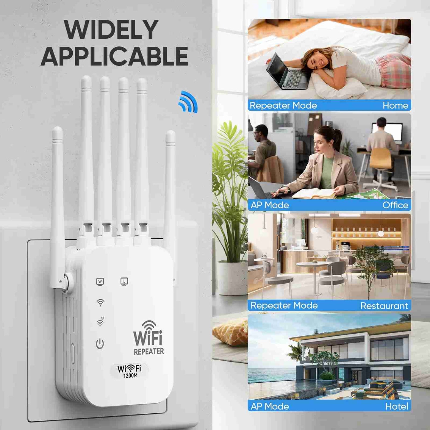WiFi Extender: Eliminate Dead Zones Instantly