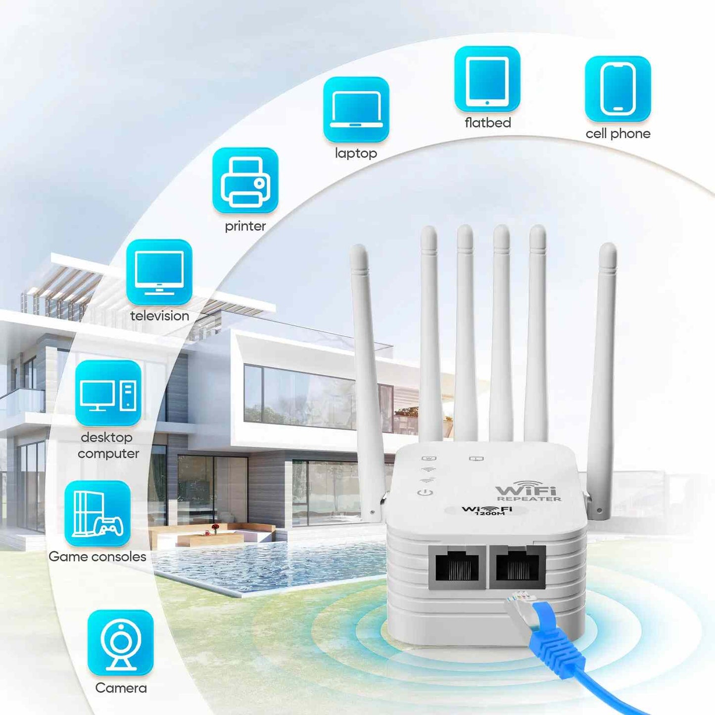 WiFi Extender: Eliminate Dead Zones Instantly