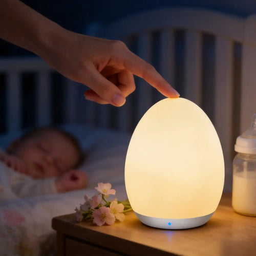 [BUY 1 GET 1 FREE] Touch-Dimming RGB Egg Night Light