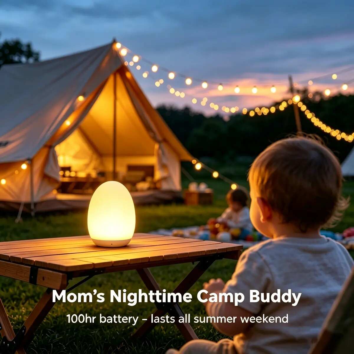 [BUY 1 GET 1 FREE] Touch-Dimming RGB Egg Night Light