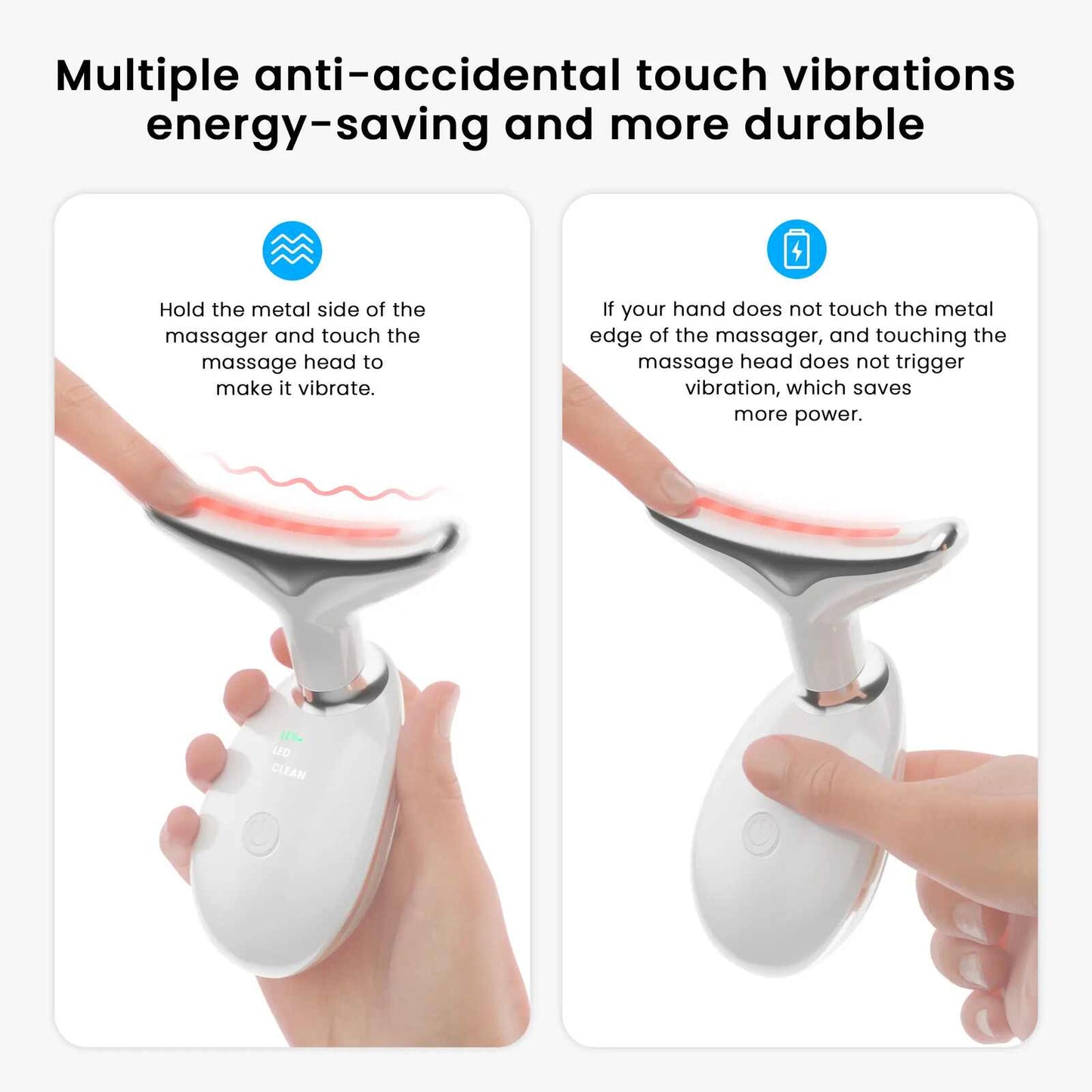 7-in-1 LED Color Therapy Face & Neck Sculpting Wand