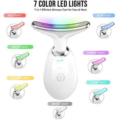 7-in-1 LED Color Therapy Face & Neck Sculpting Wand