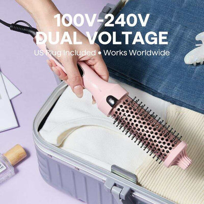Professional Thermal Blowout Brush & Hair Straightening Styler