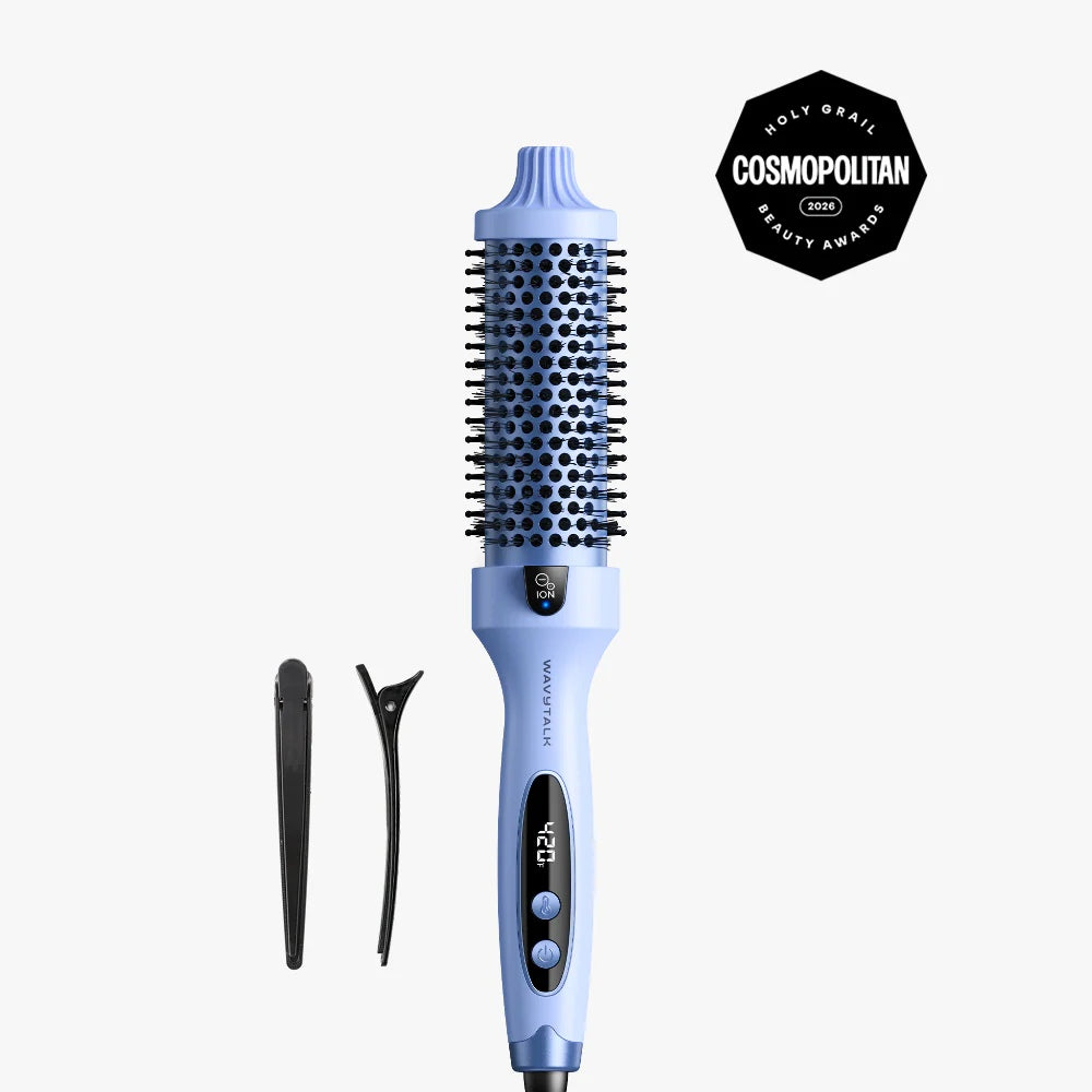 Professional Thermal Blowout Brush & Hair Straightening Styler