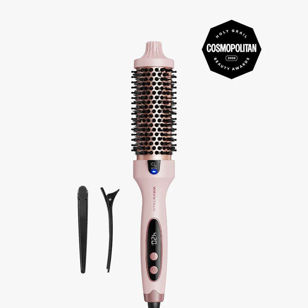 Professional Thermal Blowout Brush & Hair Straightening Styler
