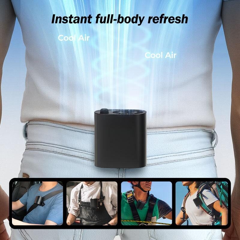 100-Speed Smart Clip-On Fan – Ultimate Portable Cooling Solution
