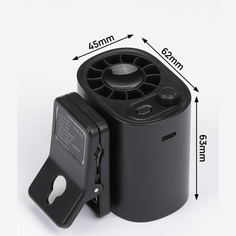 100-Speed Smart Clip-On Fan – Ultimate Portable Cooling Solution