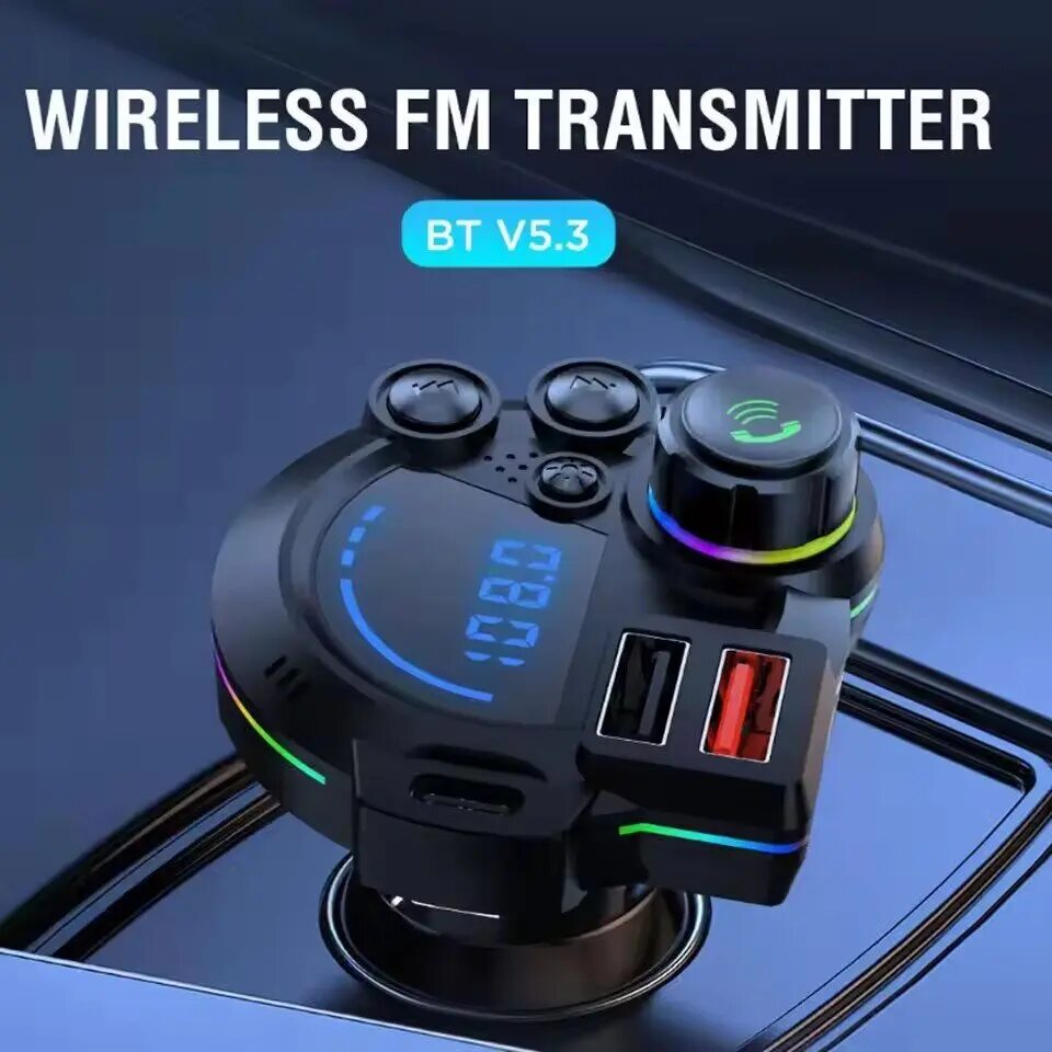 Upgrade Your Drive: PD 20W Bluetooth 5.3 FM Transmitter