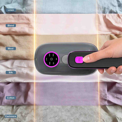 2-in-1 Handheld Clothes Steamer & Flat Iron — Instant Wrinkle Removal