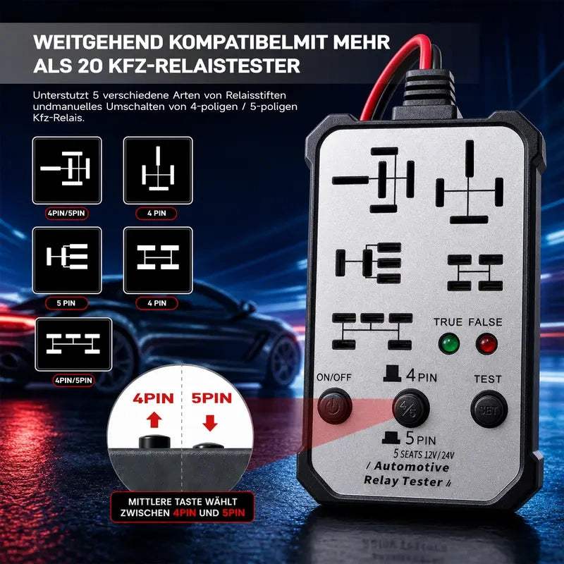 12V/24V Automotive Relay Test Tool 2026