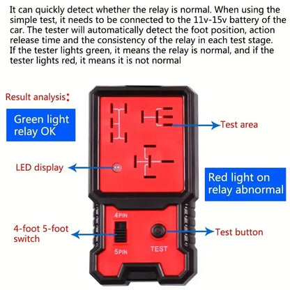 12V/24V Automotive Relay Test Tool 2026